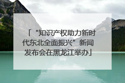 “知识产权助力新时代东北全面振兴”新闻发布会在黑龙江举办