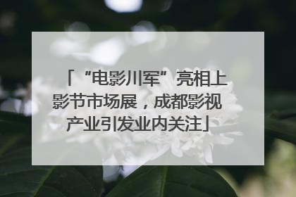 “电影川军”亮相上影节市场展，成都影视产业引发业内关注