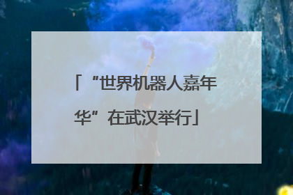 “世界机器人嘉年华”在武汉举行