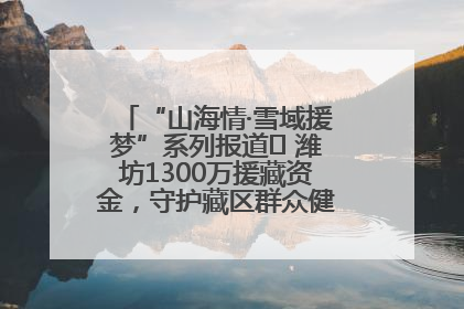 “山海情·雪域援梦”系列报道⑪ 潍坊1300万援藏资金，守护藏区群众健康“最后一公里”