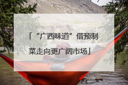 “广西味道”借预制菜走向更广阔市场