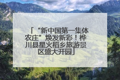 “新中国第一集体农庄”焕发新彩！桦川县星火稻乡旅游景区盛大开园