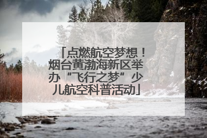 点燃航空梦想！烟台黄渤海新区举办“飞行之梦”少儿航空科普活动