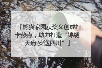 熊猫家园获奖文创成打卡热点，助力打造“锦绣天府·安逸四川”