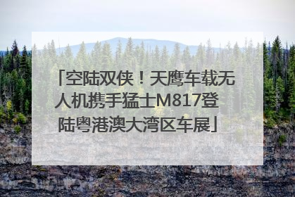 空陆双侠！天鹰车载无人机携手猛士M817登陆粤港澳大湾区车展