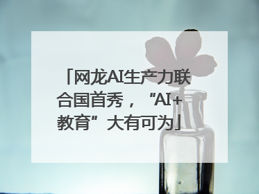 网龙AI生产力联合国首秀，“AI+教育”大有可为