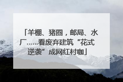 羊棚、猪圈，邮局、水厂……看废弃建筑“花式逆袭”成网红村咖
