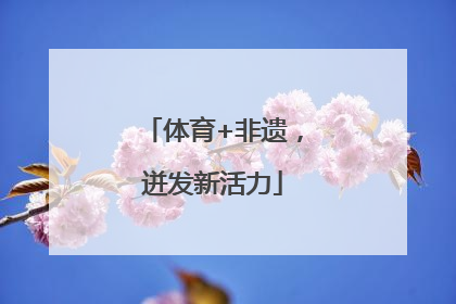 体育+非遗，迸发新活力