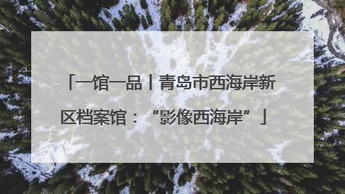 一馆一品丨青岛市西海岸新区档案馆：“影像西海岸”