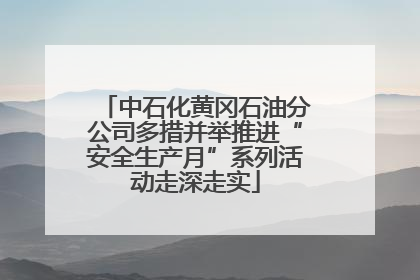中石化黄冈石油分公司多措并举推进“安全生产月”系列活动走深走实