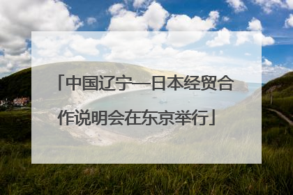 中国辽宁—日本经贸合作说明会在东京举行