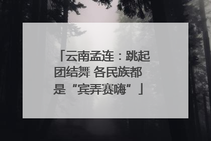 云南孟连：跳起团结舞 各民族都是“宾弄赛嗨”