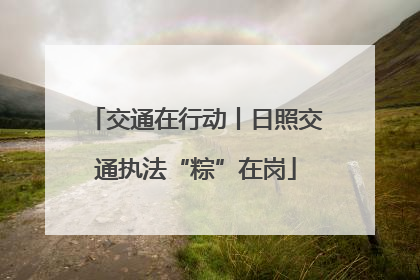 交通在行动丨日照交通执法“粽”在岗