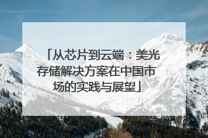 从芯片到云端：美光存储解决方案在中国市场的实践与展望