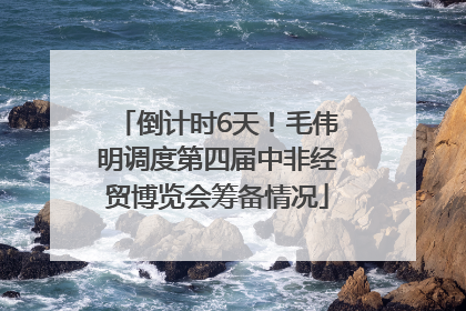 倒计时6天！毛伟明调度第四届中非经贸博览会筹备情况