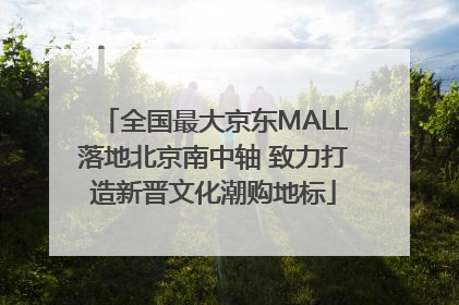 全国最大京东MALL落地北京南中轴 致力打造新晋文化潮购地标