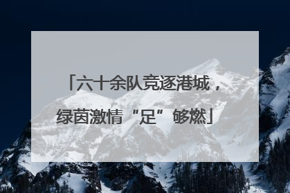 六十余队竞逐港城，绿茵激情“足”够燃