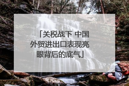 关税战下 中国外贸进出口表现亮眼背后的底气