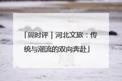 冀时评｜河北文旅：传统与潮流的双向奔赴