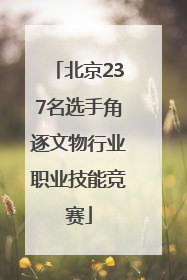 北京237名选手角逐文物行业职业技能竞赛