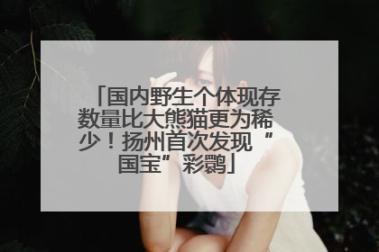 国内野生个体现存数量比大熊猫更为稀少！扬州首次发现“国宝”彩鹮