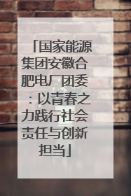 国家能源集团安徽合肥电厂团委：以青春之力践行社会责任与创新担当