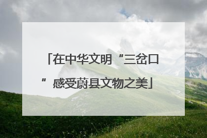 在中华文明“三岔口”感受蔚县文物之美