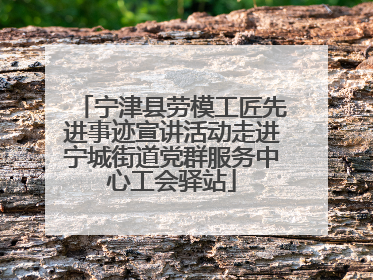 宁津县劳模工匠先进事迹宣讲活动走进宁城街道党群服务中心工会驿站