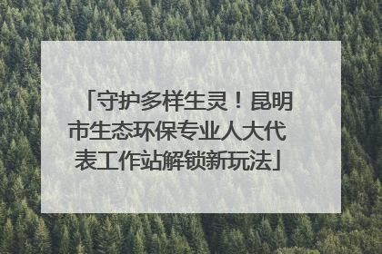 守护多样生灵！昆明市生态环保专业人大代表工作站解锁新玩法