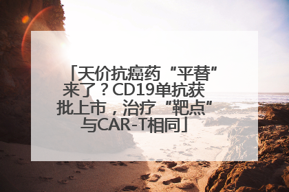 天价抗癌药“平替”来了？CD19单抗获批上市，治疗“靶点”与CAR-T相同