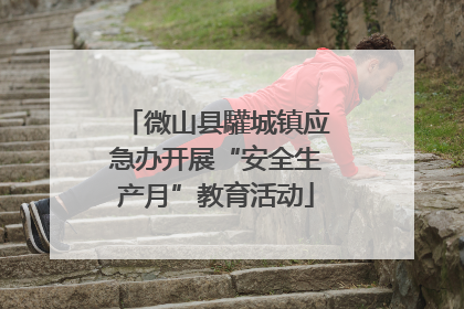 微山县驩城镇应急办开展“安全生产月”教育活动
