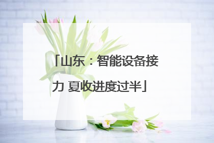 山东：智能设备接力 夏收进度过半