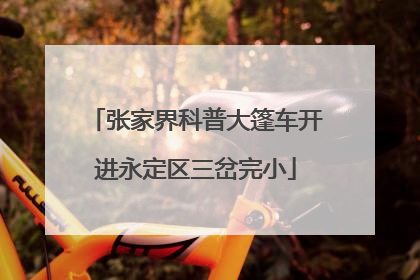 张家界科普大篷车开进永定区三岔完小