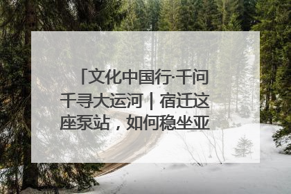 文化中国行·千问千寻大运河｜宿迁这座泵站，如何稳坐亚洲第一宝座？
