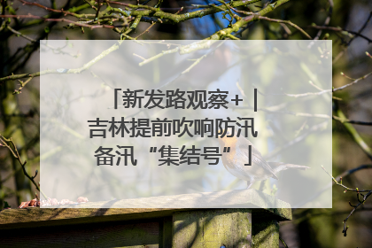 新发路观察+｜吉林提前吹响防汛备汛“集结号”