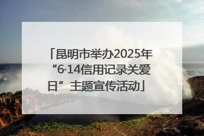 昆明市举办2025年“6·14信用记录关爱日”主题宣传活动