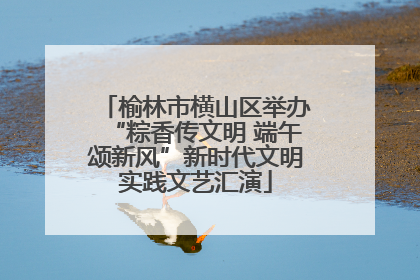 榆林市横山区举办“粽香传文明 端午颂新风”新时代文明实践文艺汇演