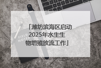 潍坊滨海区启动2025年水生生物增殖放流工作