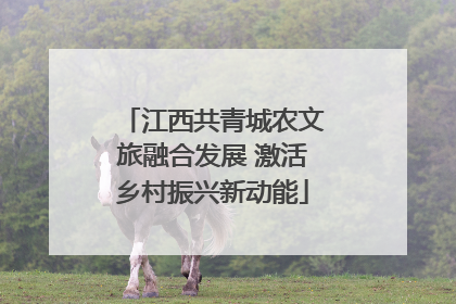 江西共青城农文旅融合发展 激活乡村振兴新动能