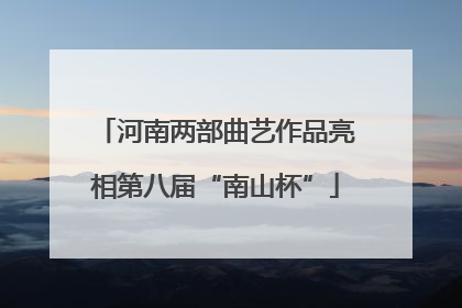 河南两部曲艺作品亮相第八届“南山杯”