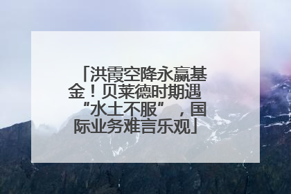 洪霞空降永赢基金！贝莱德时期遇“水土不服”，国际业务难言乐观