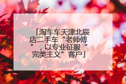 淘车车天津北辰店二手车“老师傅”，以专业征服“完美主义”客户