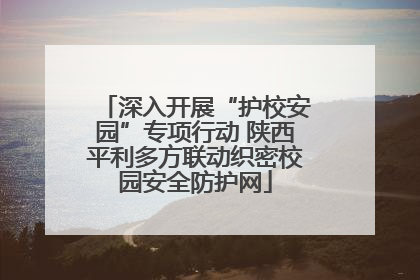 深入开展“护校安园”专项行动 陕西平利多方联动织密校园安全防护网
