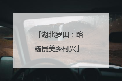湖北罗田：路畅景美乡村兴