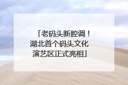 老码头新腔调！湖北首个码头文化演艺区正式亮相
