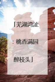 芜湖湾沚：桃香满园醉枝头
