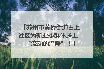 苏州市黄桥街道占上社区为新业态群体送上“流动的温暖”！