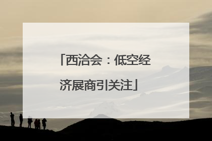 西洽会：低空经济展商引关注