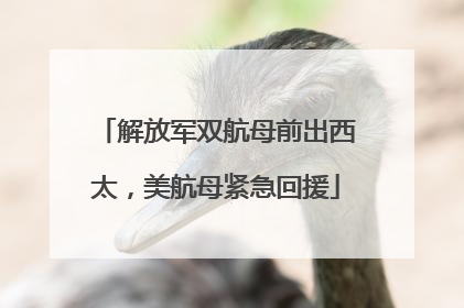 解放军双航母前出西太，美航母紧急回援