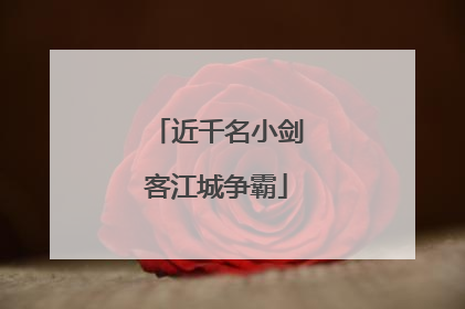近千名小剑客江城争霸